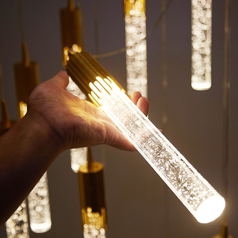 SkandiShop Modern Luxury Crystal Pendant Lamp